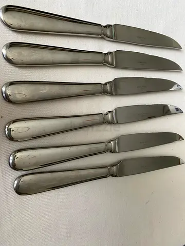 Set of 6 Stainless Steel Table Steak Knives VilleroyBoch - Used