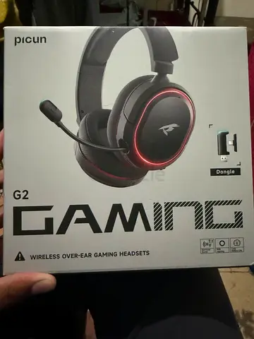Picun G2 Wireless Over-Ear Gaming Headset - Like New Boxed
