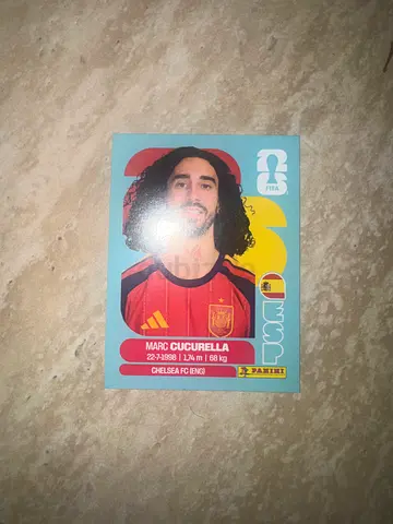 Panini World Cup Sticker/Trading Card - Marc Cucurella (Spain)