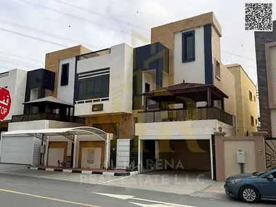 فيلا الحليو 2 طابقين وروف 5 غرف ماستر 3014 قدم شامل كهرباء ومياه ومكيفات
