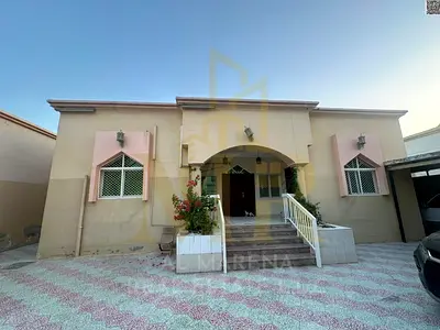 Villa for sale in Al Muwaihat 3 – Ajman | Area 6400 sq ft, 5 bedrooms, price includes electricity, water and air conditioning, freehold ownership