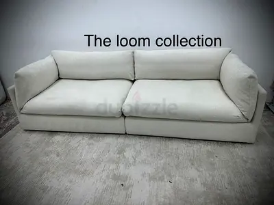 Looks great condition the loom collection two pieces sofa