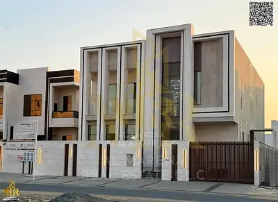 بالقرب من السوق الصيني وشارع محمد بن زايد | طابقان | 5 غرف نوم ماستر | تصميم مودرن | تشطيب فندقي | شامل الكهرباء والمياه والمكيفات