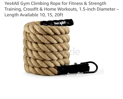 Yes4All Gym Climbing Rope for Fitness and Strength Training