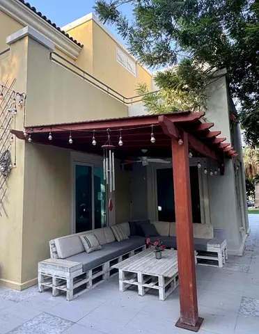 Wooden pergola - garden shade