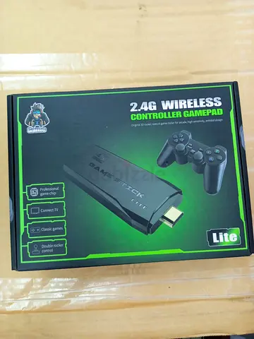 2.4G Wireless Retro Game Stick Console Lite with 2 Wireless Controllers and 64GB TF Card