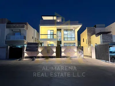 🏡 فيلا فاخرة للبيع في الحليو 2 – طابقين وروف | دبل هاي | 5 غرف نوم ماستر | مساحة بناء 3800 قدم | السعر 2,200,000 درهم شامل رسوم التسجيل ✨