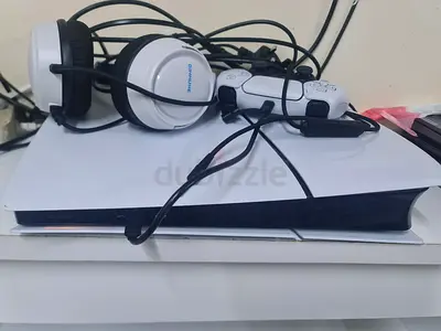 Sony PlayStation 5 Slim console with controller and cables all original no repair good condit- used