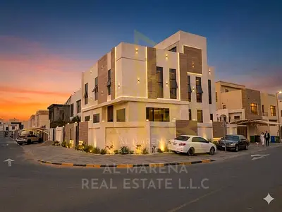 Two-story corner villa with a private pool and roof terrace. Spacious design, luxurious finishes, freehold ownership for all nationalities.