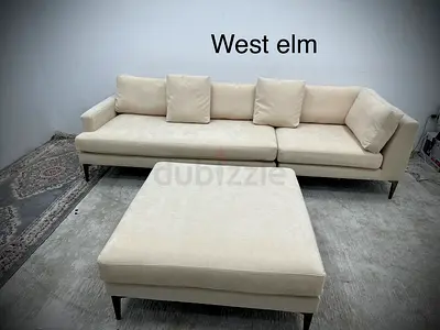 Like new condition west elm sofa