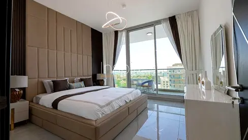 Luxurious 2-Bedroom + Study Apartment with Private Jacuzzi in Gemz by Danube, Al Furjan