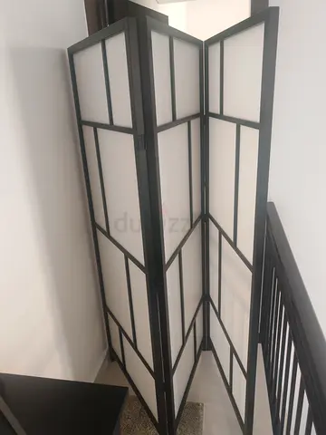 Modern 3-Panel Folding Room Divider Screen