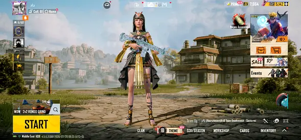 PUBG 61 COLLECTION - M4 GC MAX - 5100 UC in Account