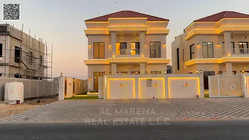 🏡 Villa for sale in Al Helio 2 – Ajman | 4 master bedrooms | 3,014 sq ft | Modern design and luxur