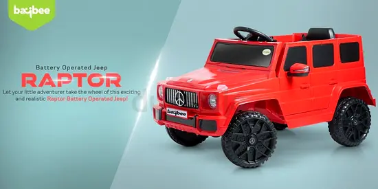 Baybee Raptor Battery Operated Jeep for Kids