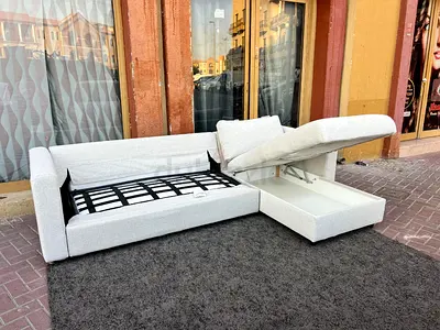 Ikea vimle L shape sofa bed with mattress