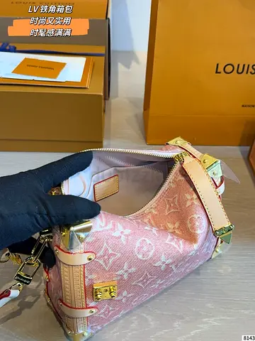 Louis Vuitton Pink Monogram Mini Shoulder Bag - Good Condition