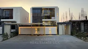 Villa for sale in Ajman | Al Helio 2 area | 4 bedrooms, majlis, 2 living rooms, and maid's room | Fr