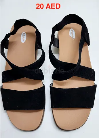 Scholls Womens black casual flat sandals - size EU 30 (UK 6)