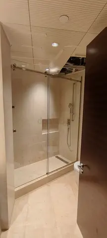 Glass Shower Door Enclosure - Frameless Sliding Panel