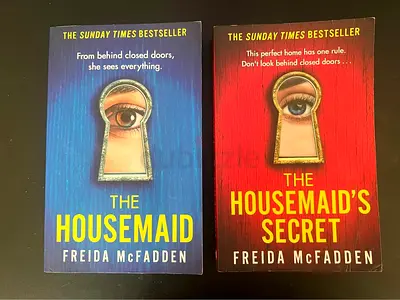 SET/BUNDLE Of 2 Popular Books: The Housemaid  The Housemaids Secret by Freida McFadden