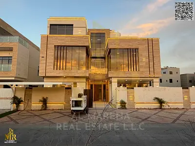 🏡 فيلا مقابل حديقة، طابقين وروف، 6 غرف نوم ماستر، أرض 4500 قدم، مسبح خاص ومصعد وروف واسع، تصميم فاخر وموقع استثنائي.