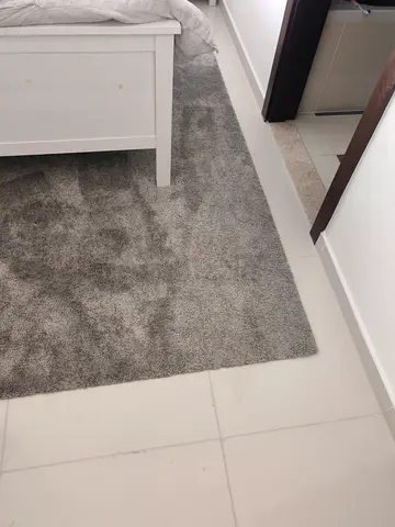 Grey High Pile Rug