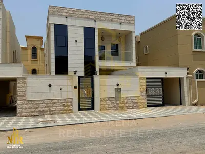فيلا زاوية (كورنر) للبيع في الروضة 3 – عجمان | 3600 قدم | تصميم مودرن فخم | تشطيبات عالية الجودة  فيلا فاخرة للبيع بمواصفات العمر في موقع استثنائي!  م
