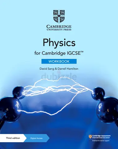 Physics for Cambridge IGCSE Workbook (Third Edition) - David Sang Darrell Hamilton