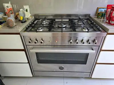 Bertazoni New Model 5 burner Full Gas Cooker stove 90x60cm Made in Italy