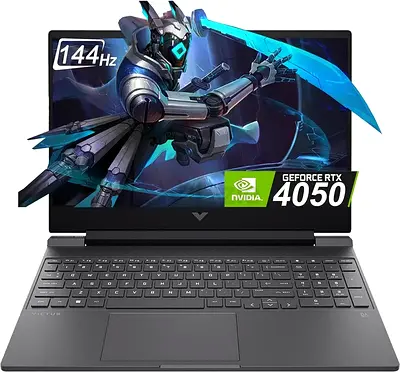 HP Victus Gaming Laptop - RTX 4050, 144Hz