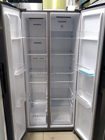 Side-by-side Refrigerator / Double Door Fridge - Empty, Good Condition