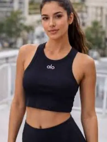 Alo Yoga Aspire Tank Top in black