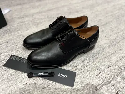 Brand New BOSS Hugo Boss Men’s Leather Dress Shoes – US Size 9❤️‍🔥