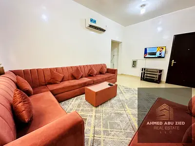 Furnished 2BR in Al Mowaihat 2 - New Clean Furniture - 2 Bathrooms - Free Parking - Bills & Internet Included - Near Saudi German Hospital