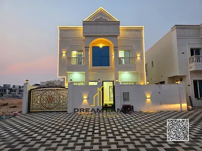 Luxury villa in Al Helio 2 – elegant design and prime location close to services and Mohammed Bin Z