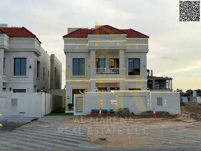 Luxury villa with a large setback and modern design in Al-Haliyo 1, price including registration and ownership fees.