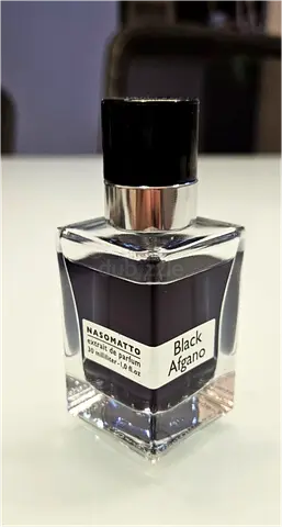 Black Afgano perfume available in closed box packaging.