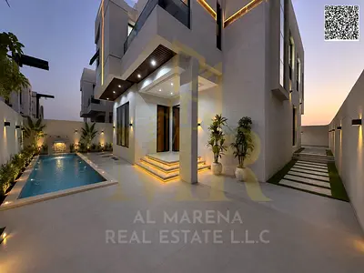 | تملك فيلا بتشطيبات فاخرة بالحليو2 عجمان |4 غرف ماستر ومسبح خاص | بسعر يشمل رسوم التسجيل |