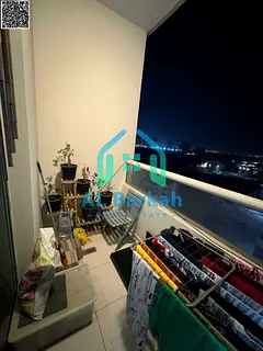 Studio for sale in Smart Tower, 600 sq.ft, open view, parking, rented for AED 14K until 12/2026, ask
