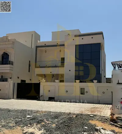 🏡 Luxury villa for sale in Al Helio | 6 master bedrooms | 2 floors + roof | 3,014 sq ft | Modern majlis, living room, and kitchen | High-end finishes