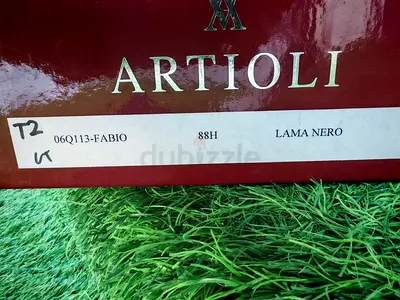 Artioli leather shoes in original box (size 88H / LAMA NERO) — preowned