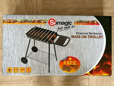 Somagic Wadi Charcoal BBQ on Trolley