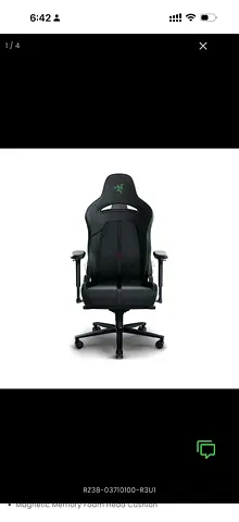 Razer gaming office chair - ergonomic adjustable 0506768890