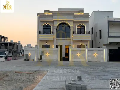 One of the most luxurious villas in Ajman for sale in a prime location, including registration and ownership fees | Bank financing available with flex