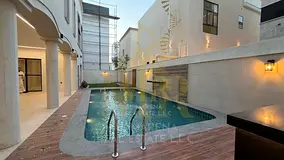 Electricity, Water &amp; AC Included | Luxury Villa with Private Pool &amp; Rooftop Garden in Al Zah