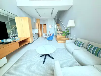Luxury 1BR Loft | Fully Furnished | High Floor | Premium SLS Residences | Business Bay