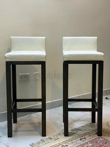 Meridiani Luxury KAGE Leather Bar Stools - Designer Italian Elegance (Set of 2)
