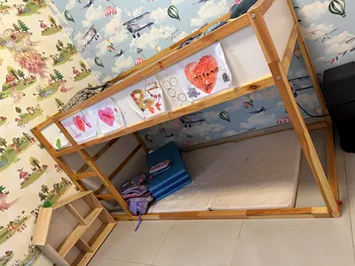 IKEA KURA Loft Bed + Ocean Tent For Sale!