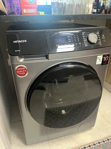 Hitachi front load washing machine - 8 kg, excellent condition